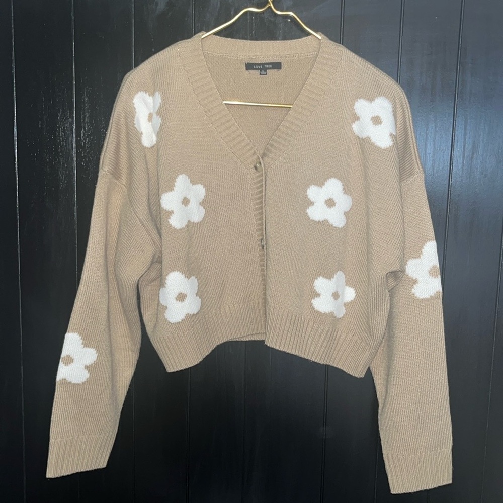 Love Tree Cardigan Sweater
